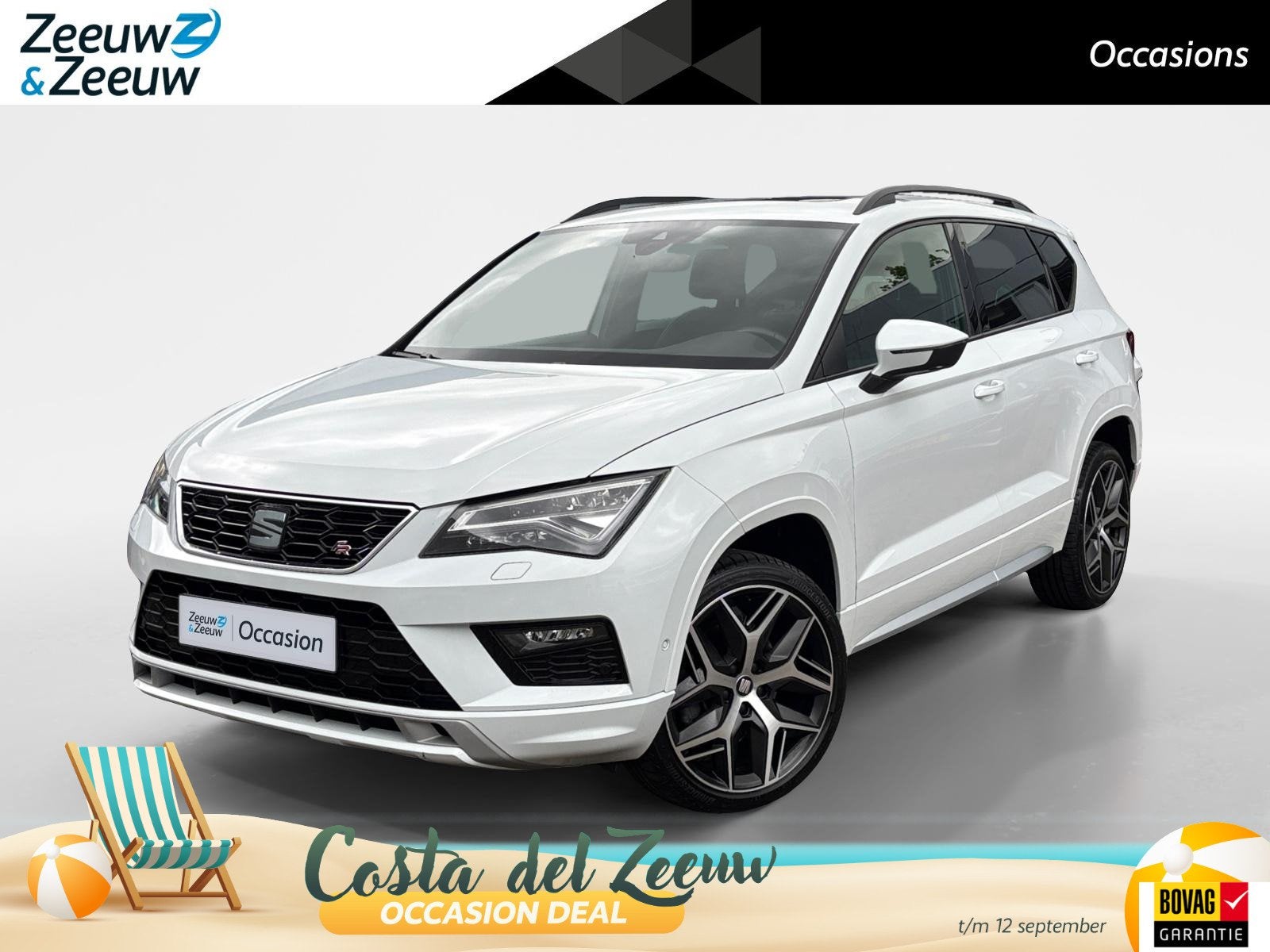 SEAT Ateca 1.5 TSI FR Business Intense Automaat | Panoramada, 12 maanden, 4 cilinders, Ateca, Wit
