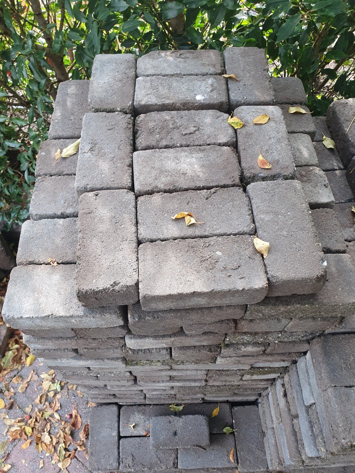 GRATIS - 450 klinkers - 15x7x5 cm, Tuin en Terras, Ophalen, Gebruikt, Beton, Klinkers