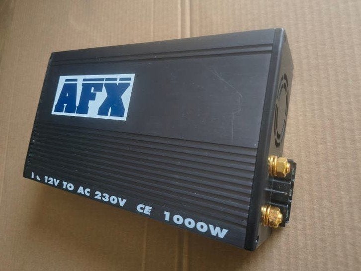 AFX Omvormer 12V naar 230V AC 1000W, Ophalen of Verzenden, Gebruikt