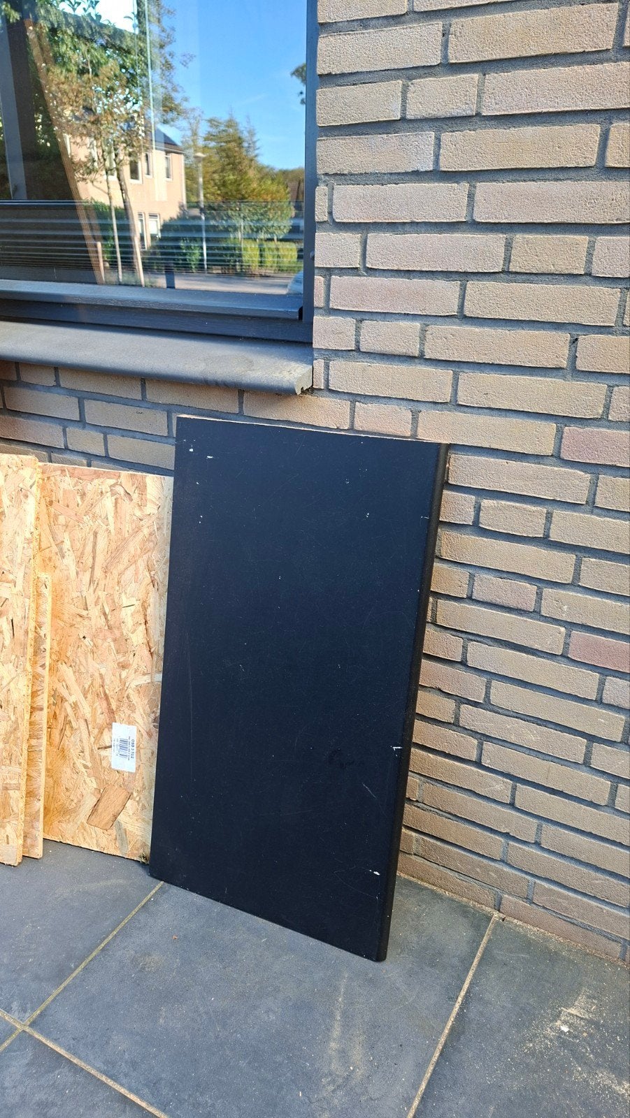 Keukenblad aanrechtblad keuken blad buitenkeuken GRATIS, Huis en Inrichting, Ophalen, Gebruikt, Zwart, 50 tot 100 cm