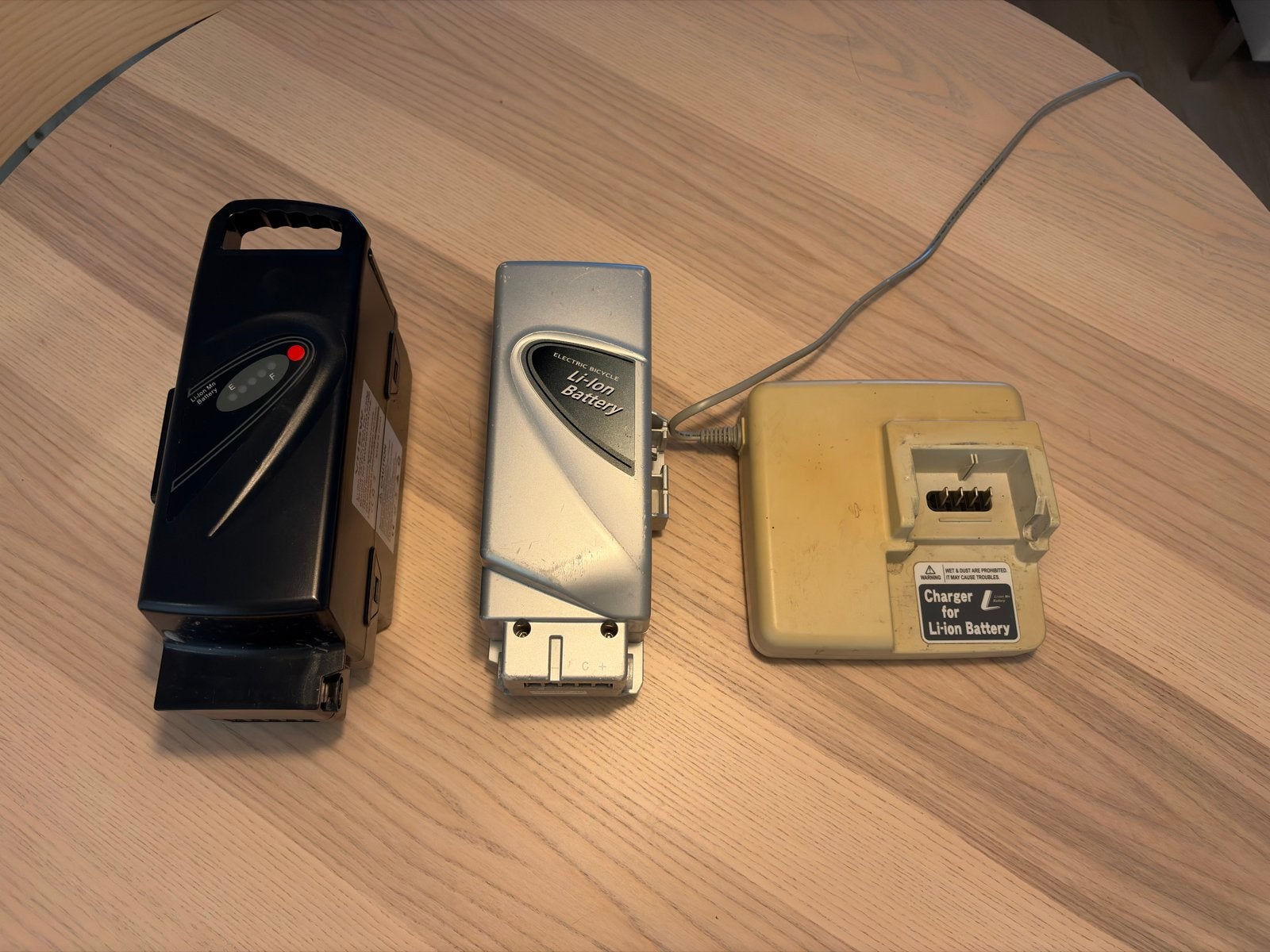 2 Flyer/Panasonic e-bike accu's + lader (incl. 17,6Ah accu), Ophalen, Gebruikt