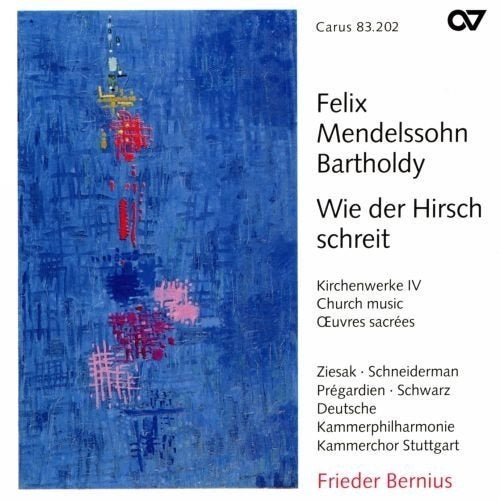MENDELSSOHN Wie der Hirsch schreit CD BERNIUS CARUS ZGAN, Ophalen of Verzenden, Romantiek, Zo goed als nieuw, Kamermuziek