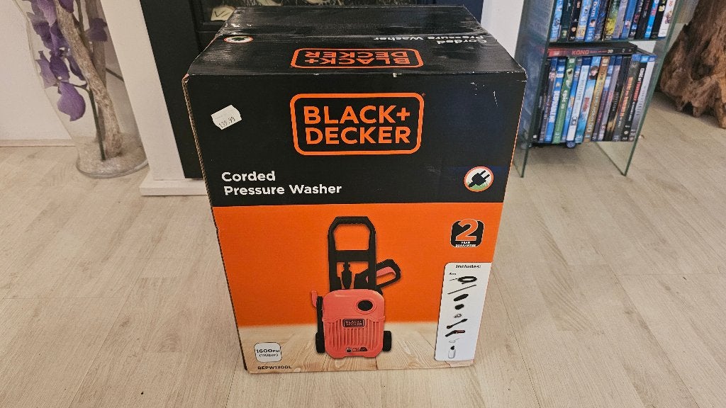 Black & Dekker Hogedrukreiniger! NIEUW! Van 140 voor 75!, Ophalen of Verzenden, Nieuw, Elektrisch