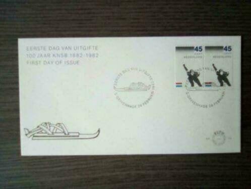 31: Eerstedag-envelop 100 jaar KNSB 1882-1982, Verzenden, Na 1940
