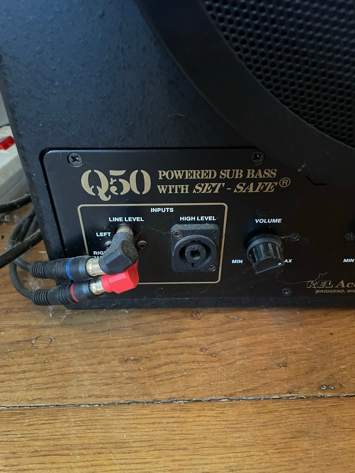 REL Acoustics Q50 Powered Sub Bass - Subwoofer laag, Audio, Tv en Foto, Luidsprekers, Gebruikt, Subwoofer, Basreflex, Ophalen