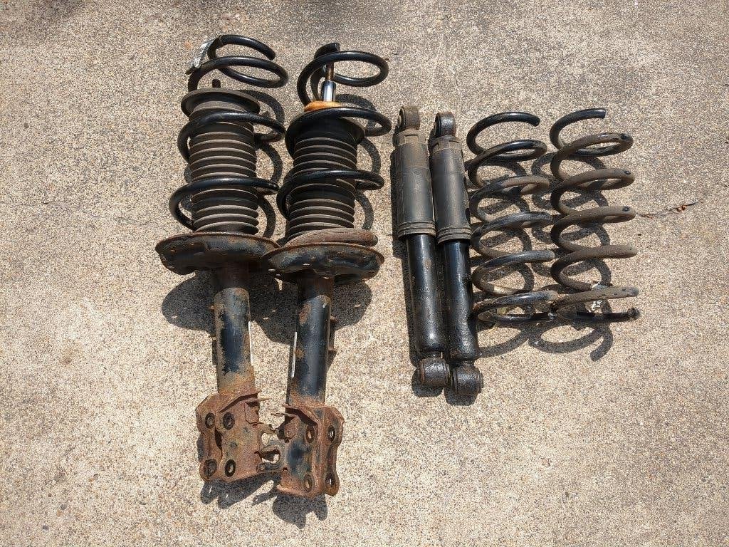 Fiat 500 Set Schokdempers/Veren, Auto-onderdelen, Ophalen of Verzenden, Fiat