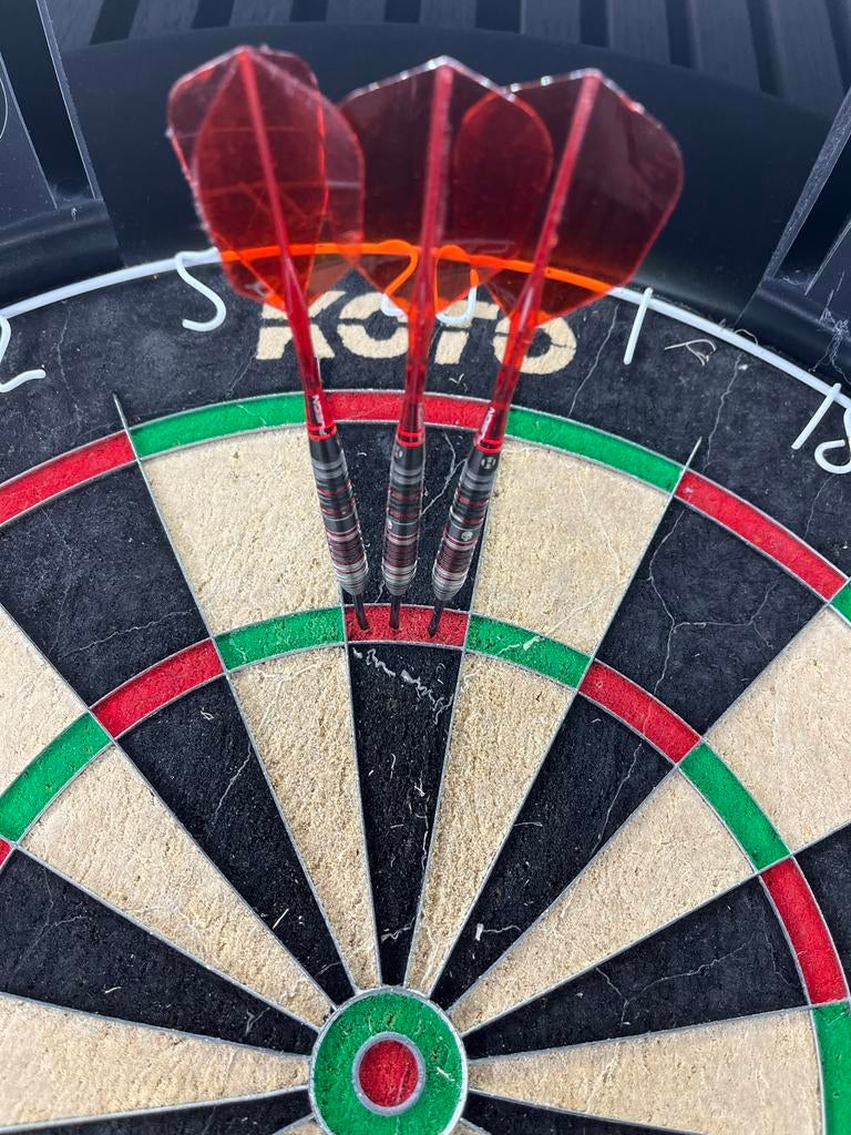 Ryan Searle Heavy Metal Darts 32g met K-Flex (gebruikt), Ophalen of Verzenden, Zo goed als nieuw, Pijlen