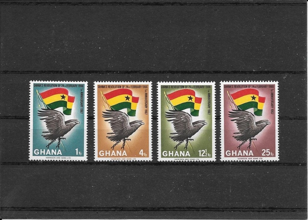 Ghana Februari revolutie, Ophalen of Verzenden, Overige landen, Postfris