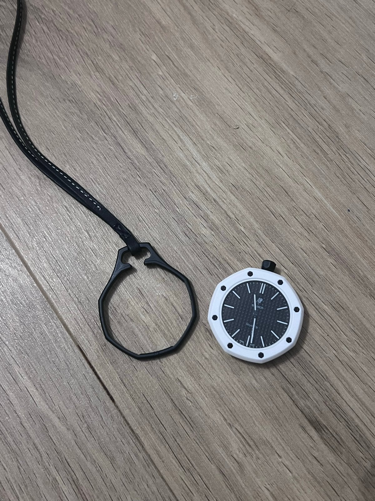 Audemars Piguet x Swatch Royal Pop Ocho Negro, Kunststof, Polshorloge, Swatch, Nieuw