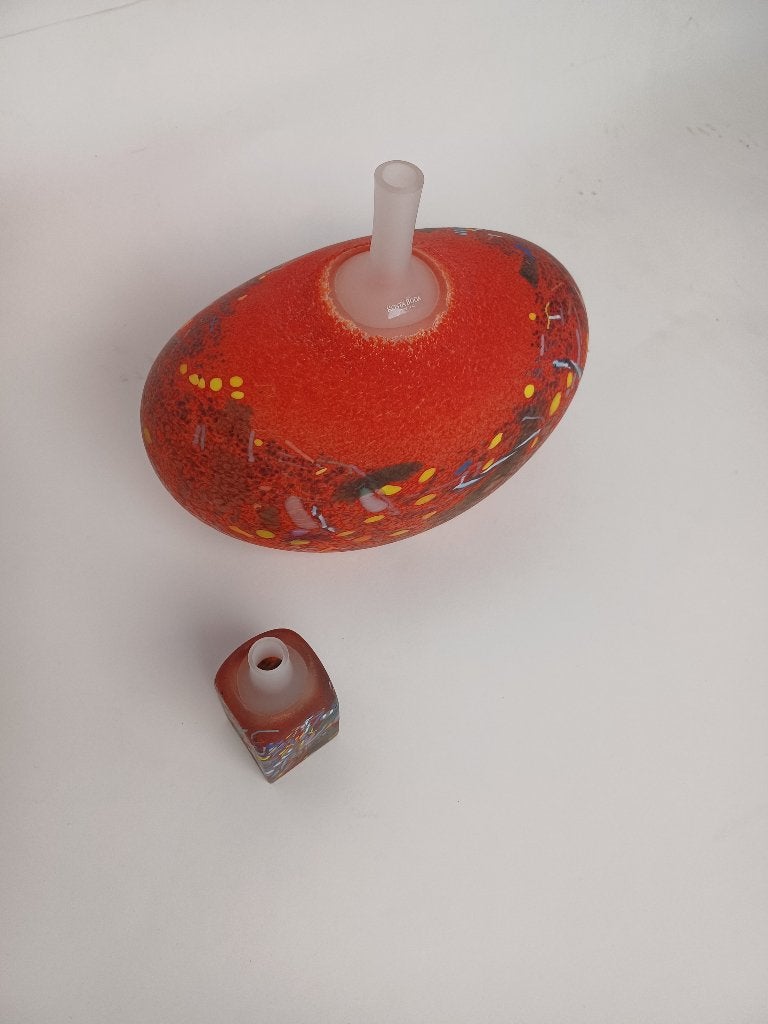 Kosta Boda, Glas, 30 cm, Vaas, Ophalen of Verzenden