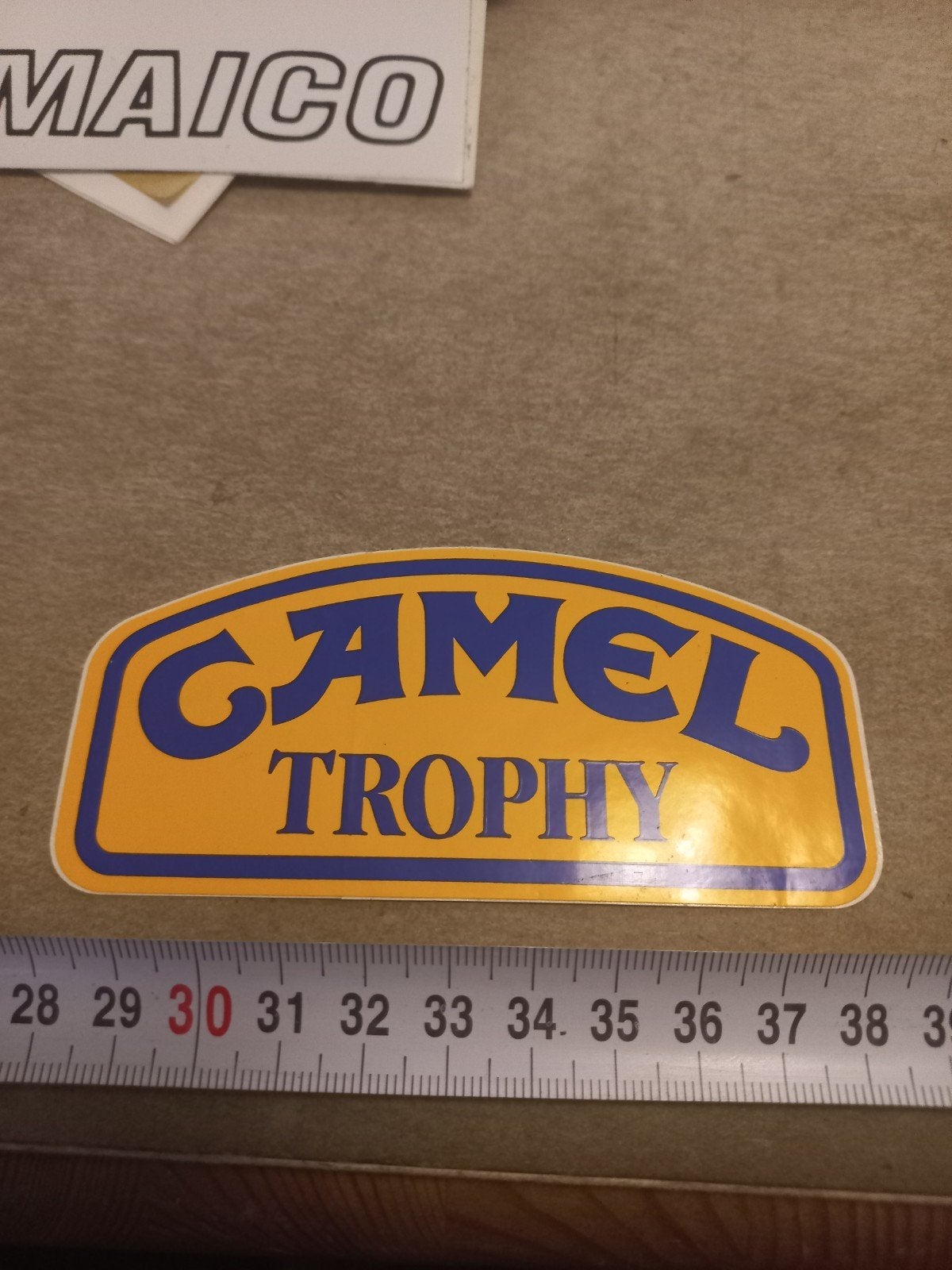 Camel Trophy Sticker - Vintage Maico Decal, Verzamelen, Stickers, Ophalen of Verzenden