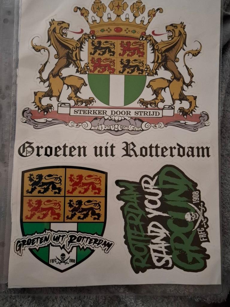 A 4 sticker Rotterdam, Ophalen of Verzenden, Nieuw, Sport
