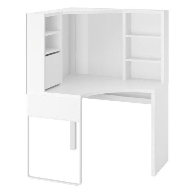 IKEA Micke Hoekbureau zwartbruin, Ophalen, Zwart, Gebruikt, Scandinavisch