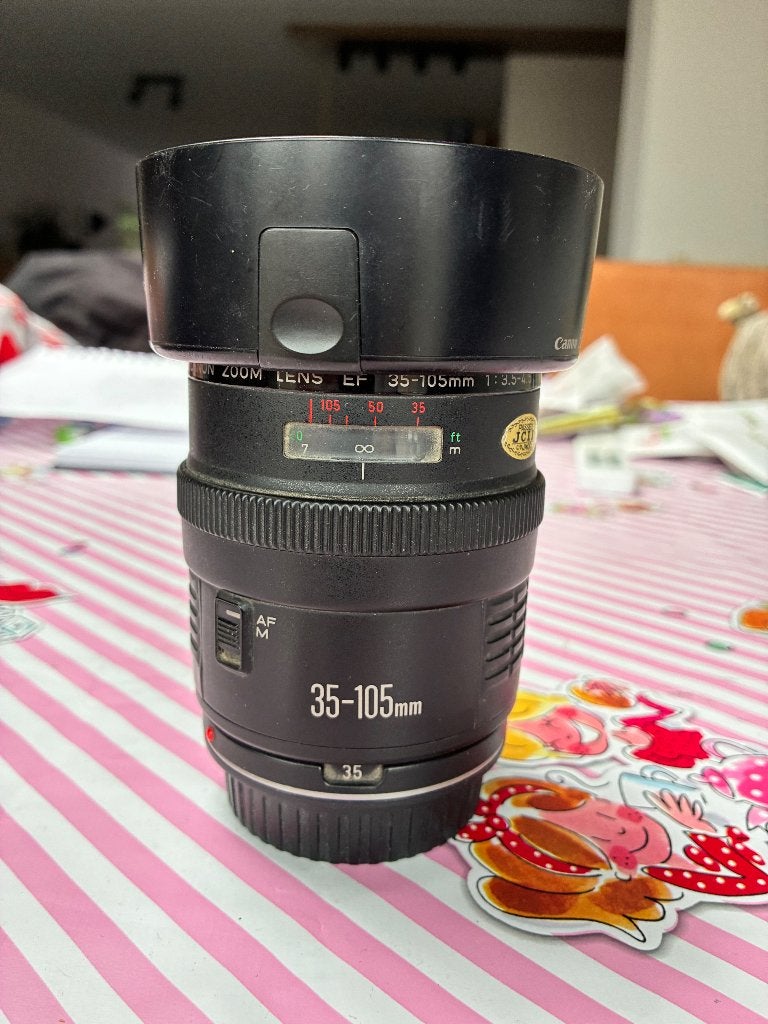 Canon EF 35-105 mm objectief, Ophalen of Verzenden, Gebruikt, Telelens, Zoom