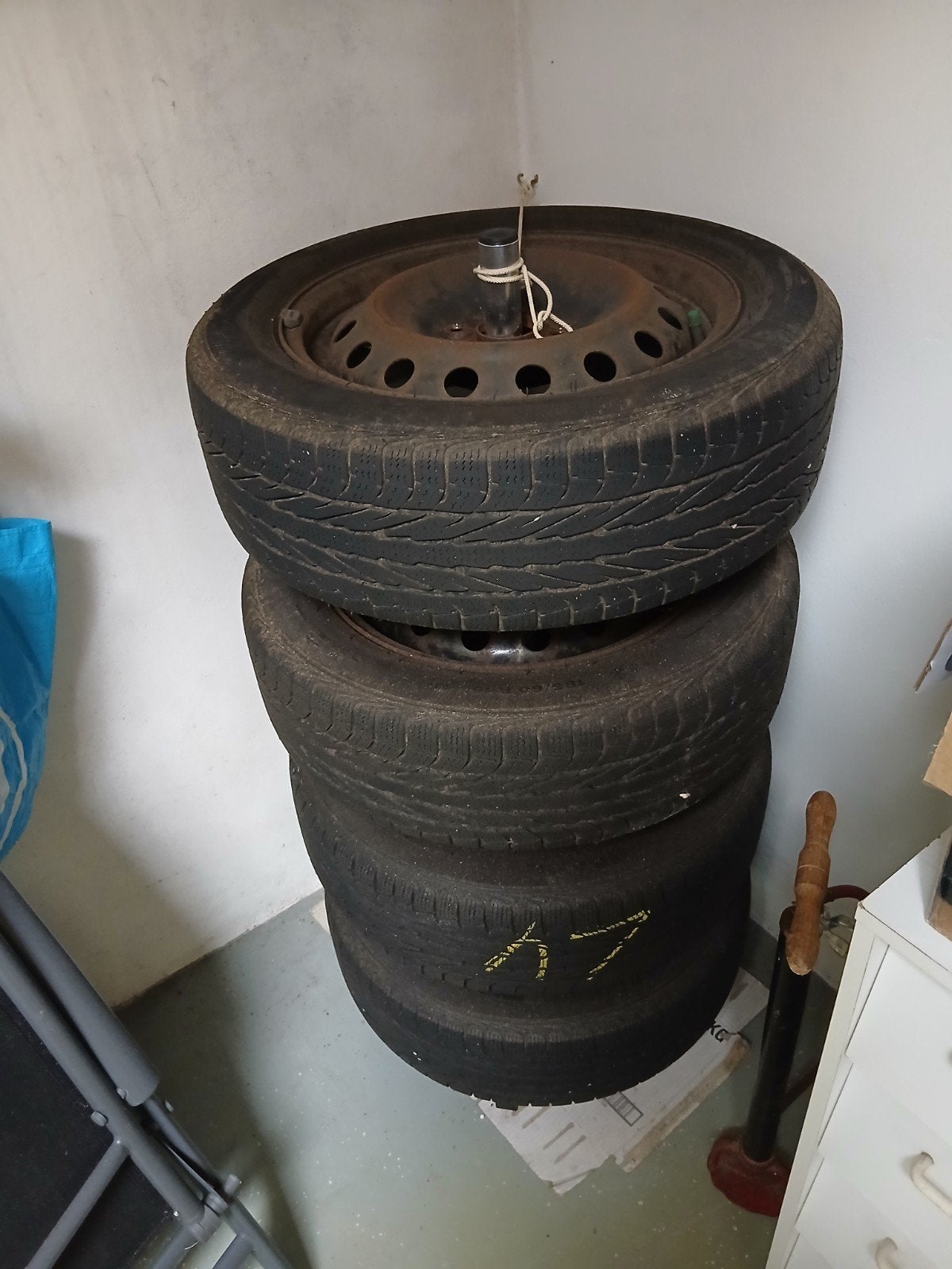 winterbanden Toyota Yaris., Ophalen, Gebruikt
