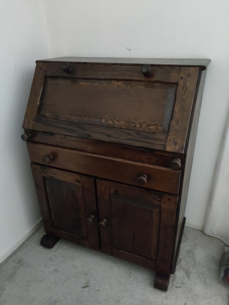 Secretaire, klassiek eiken, Ophalen, Gebruikt, Klassiek