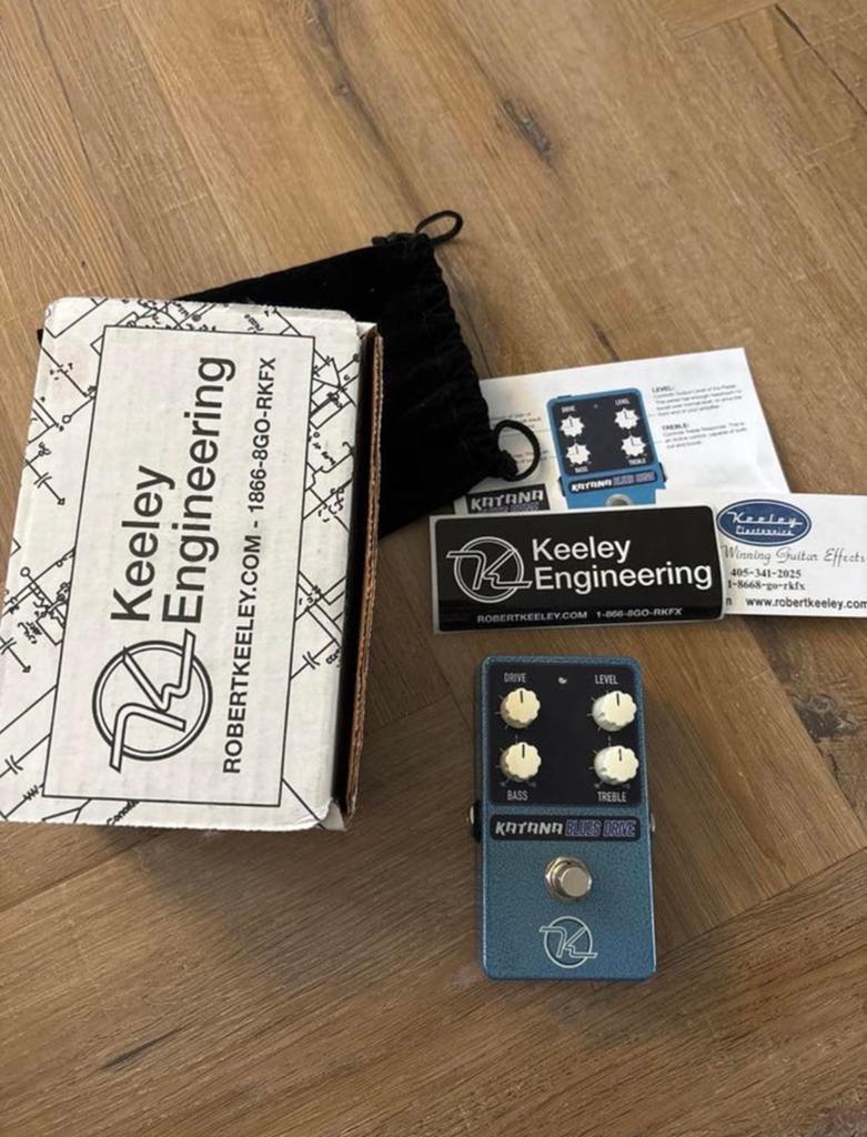 Keeley Katana Blues Drive Overdrive Pedaal, Ophalen of Verzenden, Zo goed als nieuw, Distortion, Overdrive of Fuzz