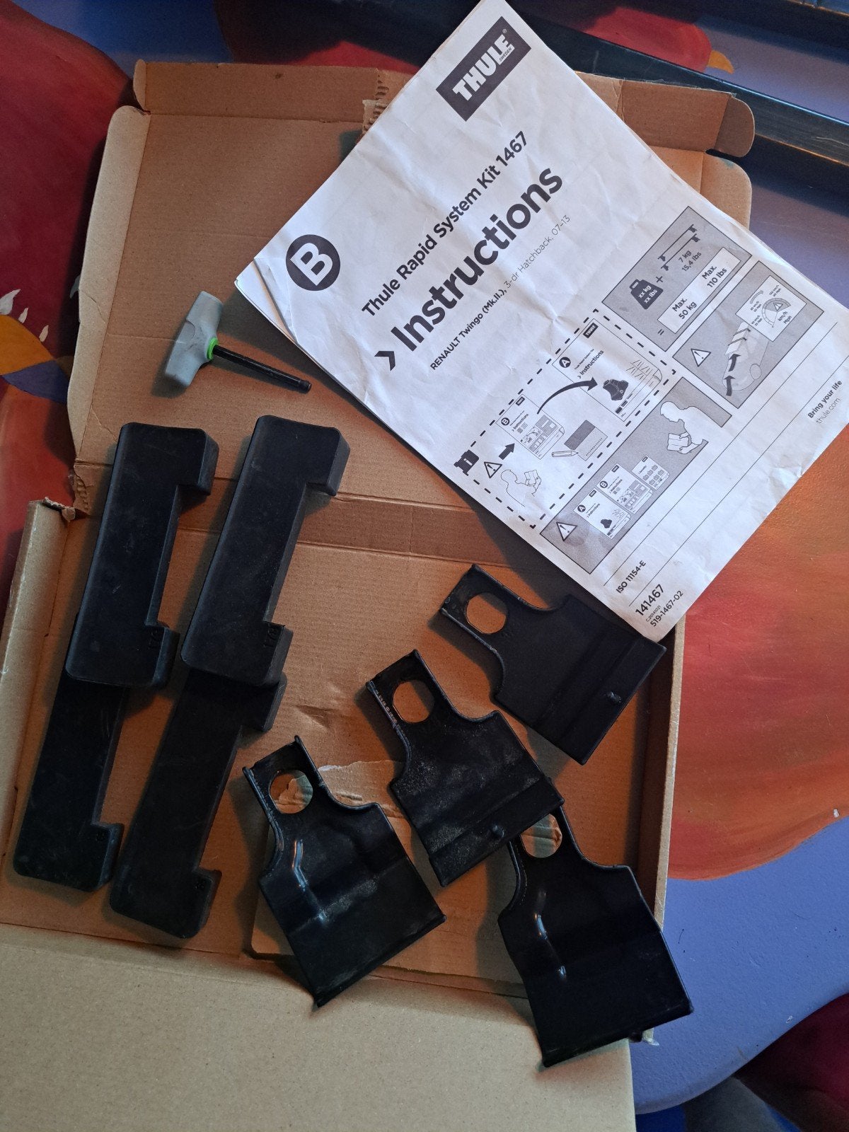 Thule Rapid System Kit 1467 voor Renault Twingo (07-13), Ophalen of Verzenden, Gebruikt