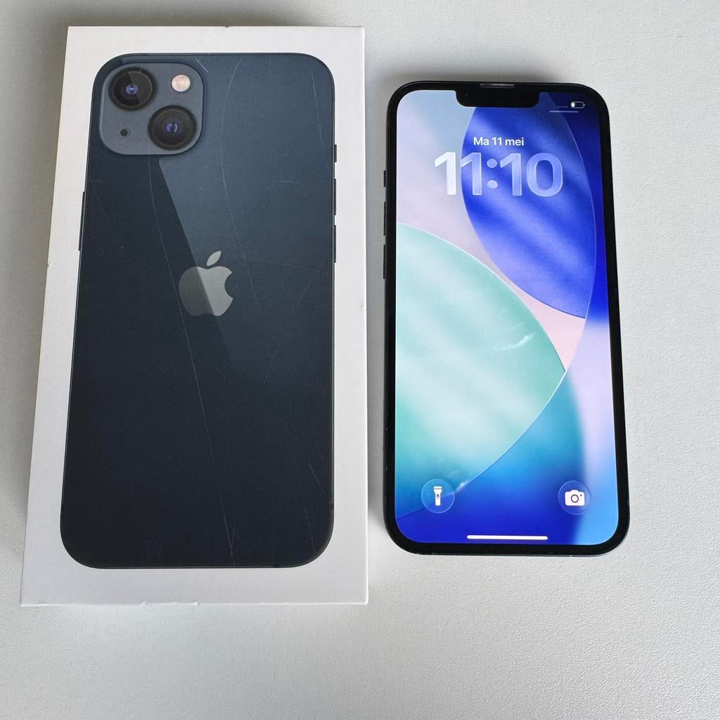 iPhone 13 256GB – met doos, Ophalen of Verzenden, Gebruikt, Zonder abonnement, Zonder simlock