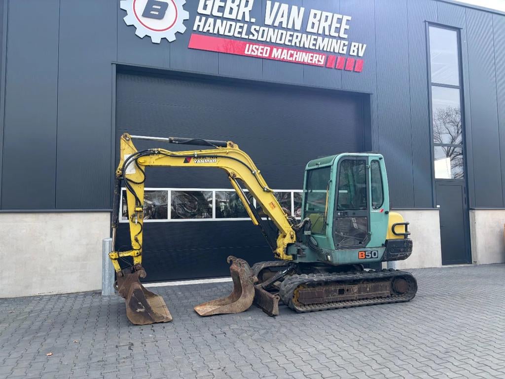 Yanmar B50 midigraver/graafmachine (bj 1995), Zakelijke goederen, Machines en Bouw | Kranen en Graafmachines, Graafmachine