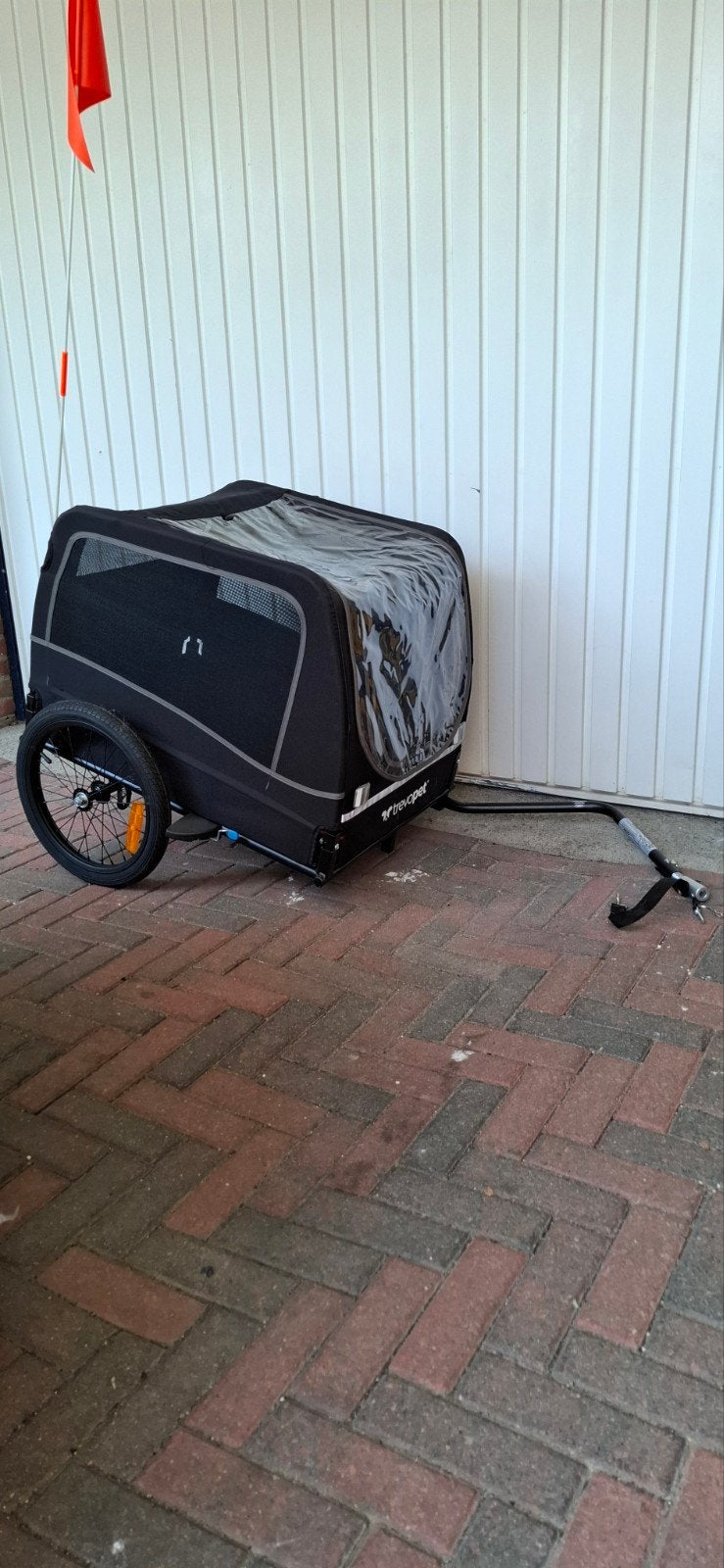 Trevopet XL fietshondekar. Incl. loopwiel,duwstang., Fietsen en Brommers, Ophalen, Opvouwbaar, Nieuw, 20 tot 40 kg