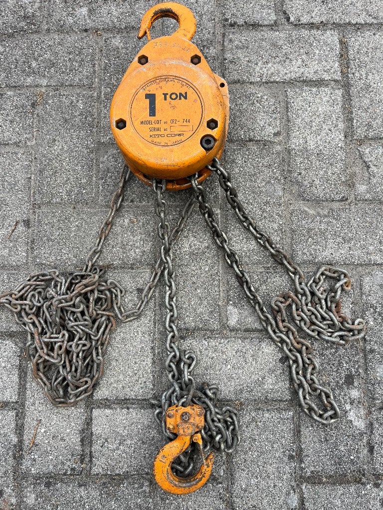Handtakel 1 Ton, Ophalen, Gebruikt, Handmatig