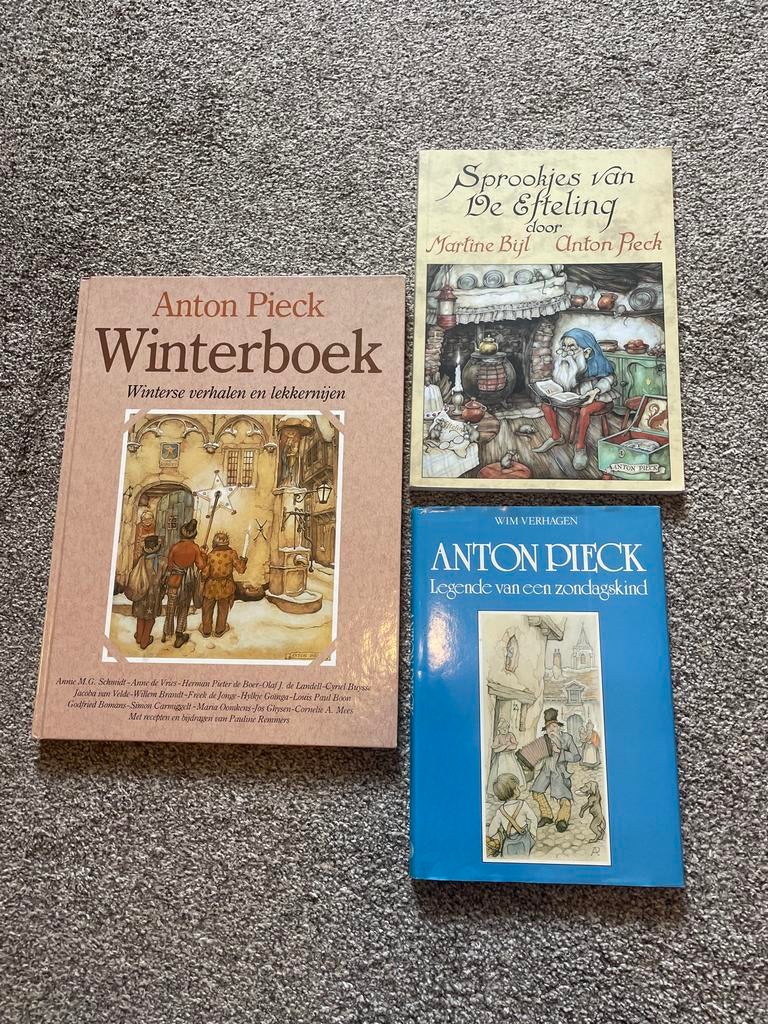 Anton Pieck Boeken - Winterboek, Sprookjes van de Efteling, Ophalen of Verzenden, Gelezen