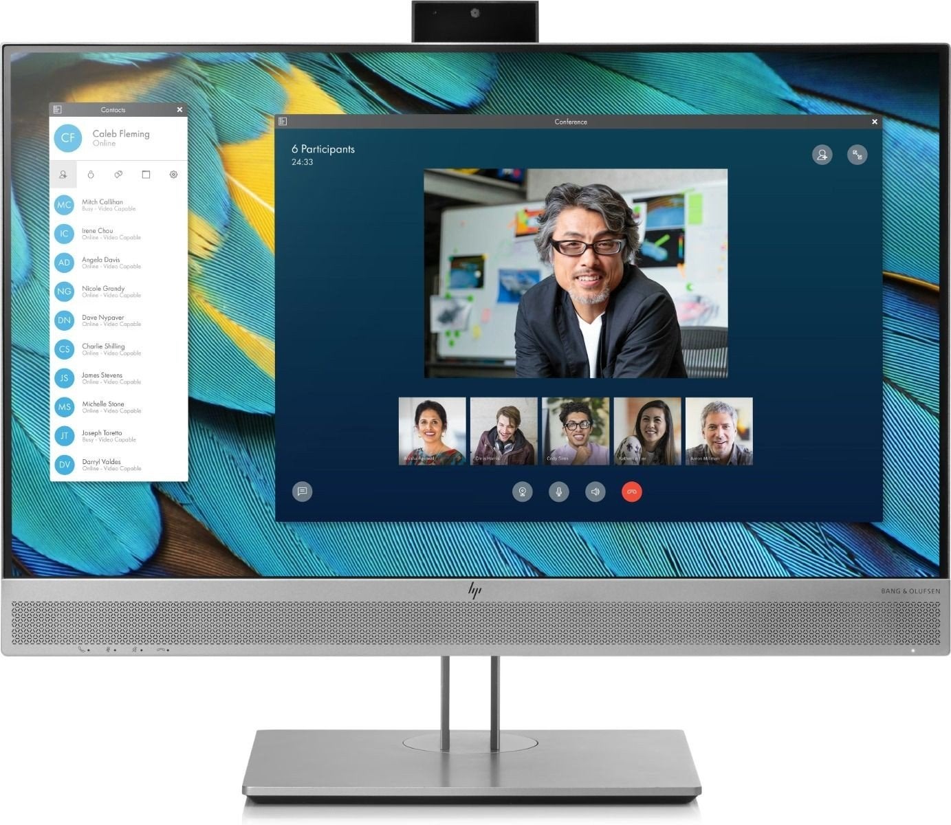 2 KEER  HP Elite display E 243 monitor met webcam, Computers en Software, Desktop Pc's, Ophalen, Met monitor, 8 GB, Zo goed als nieuw