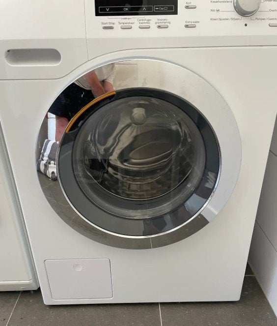 Miele WKE130 WPS Wasmachine 8 kg | nieuw staat, Ophalen, Minder dan 85 cm, 8 tot 10 kg, Voorlader