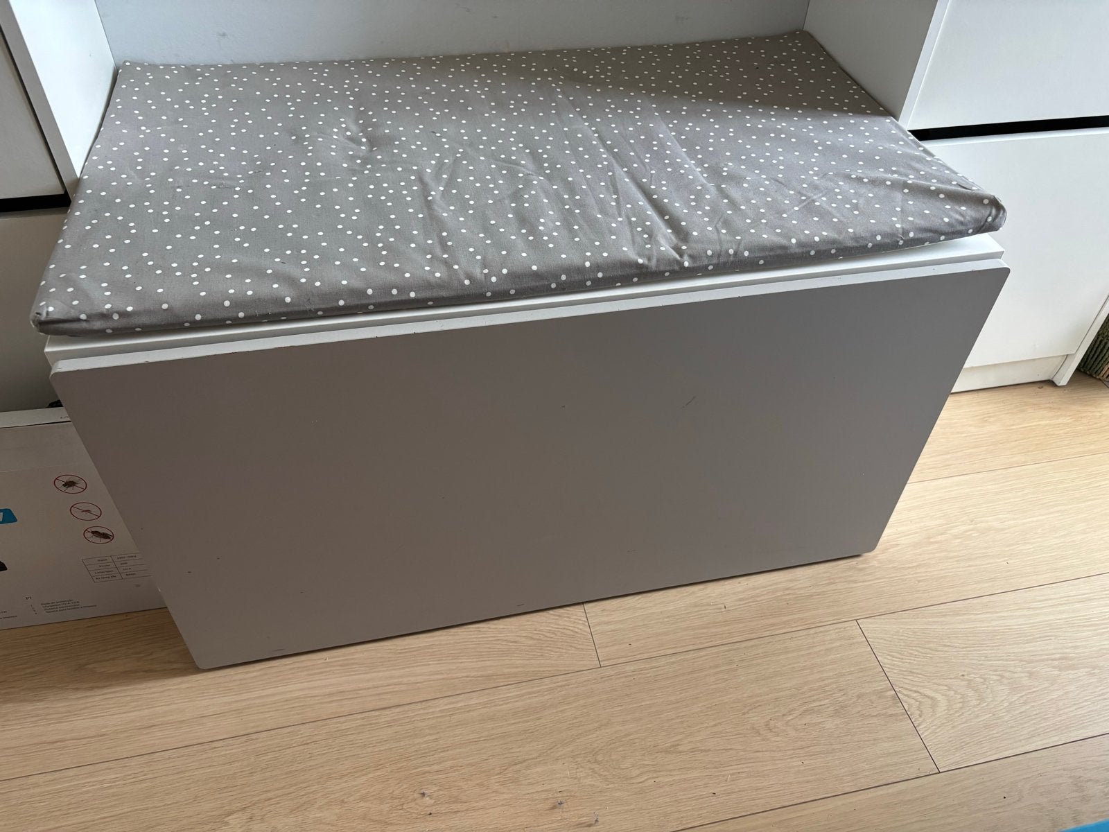 Ikea Småstad speelgoedkist met zitje, Ophalen, Gebruikt