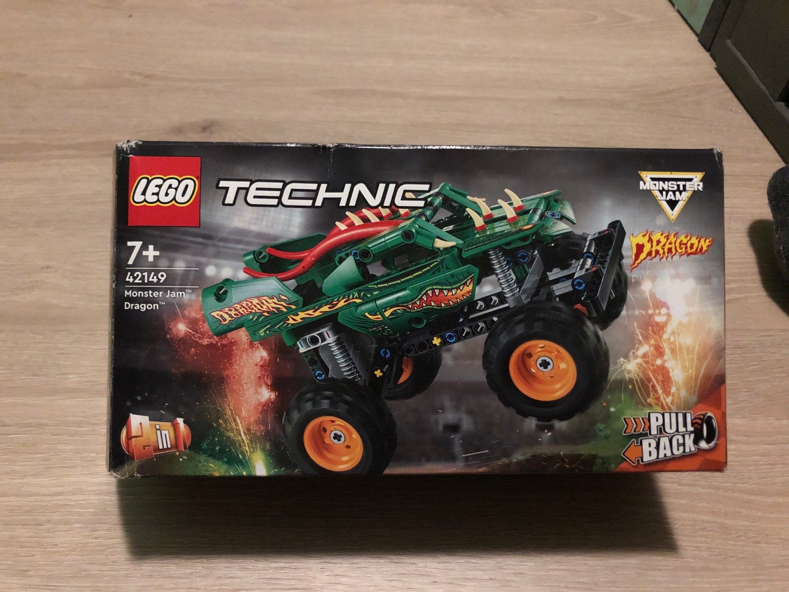 LEGO Technic Monster Jam Dragon 42149 - Zo goed als nieuw, Ophalen of Verzenden, Zo goed als nieuw