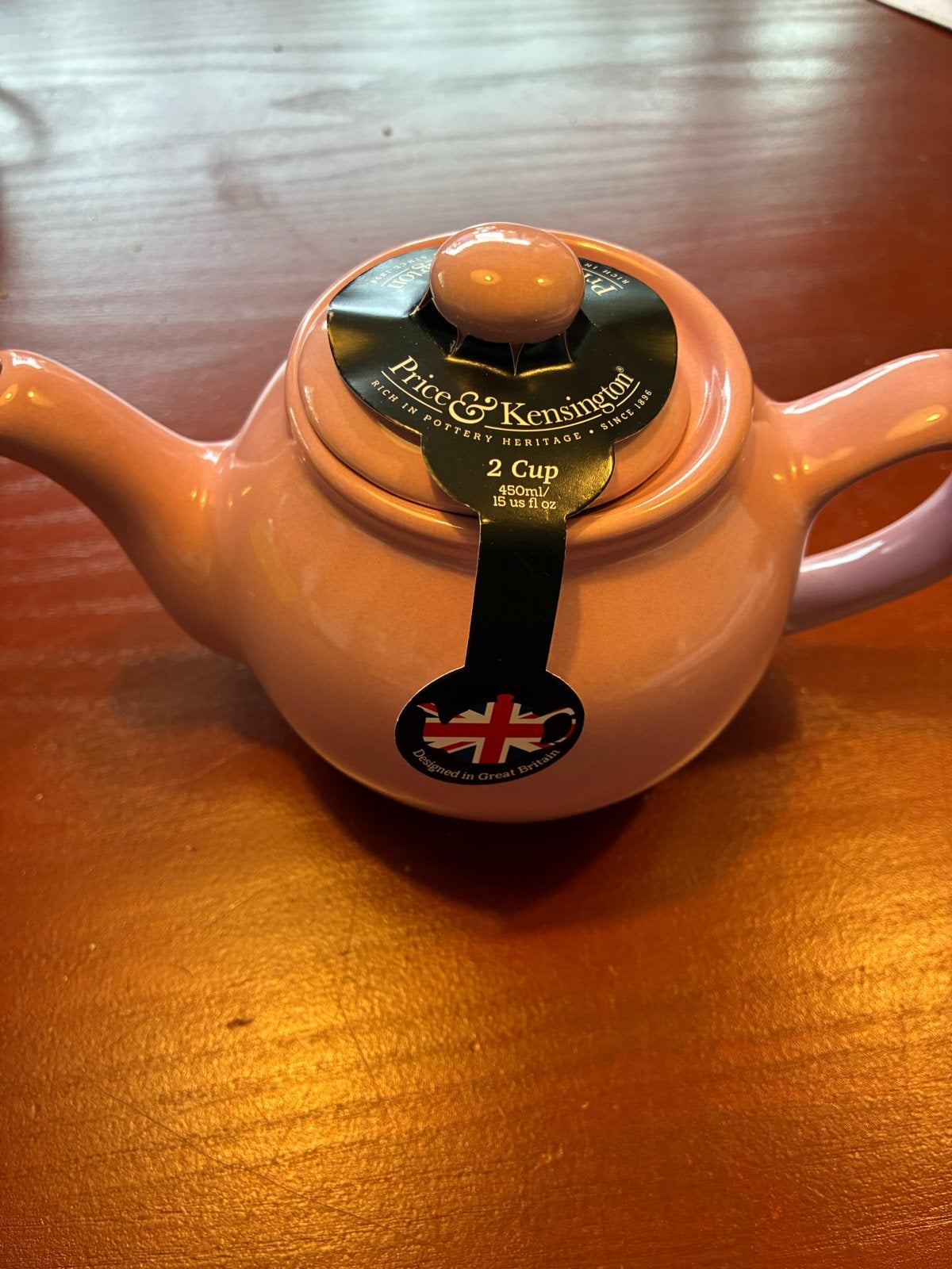 Price & Kensington Theepot 2-kops met filter - Roze, Nieuw, Roze, Steen/keramiek, Overige merken