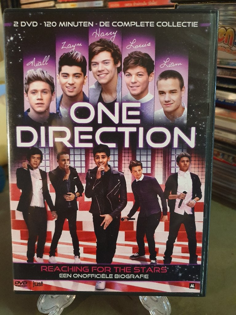 One Direction - Reaching for the stars 2DVD, Alle leeftijden, Ophalen of Verzenden, Zo goed als nieuw