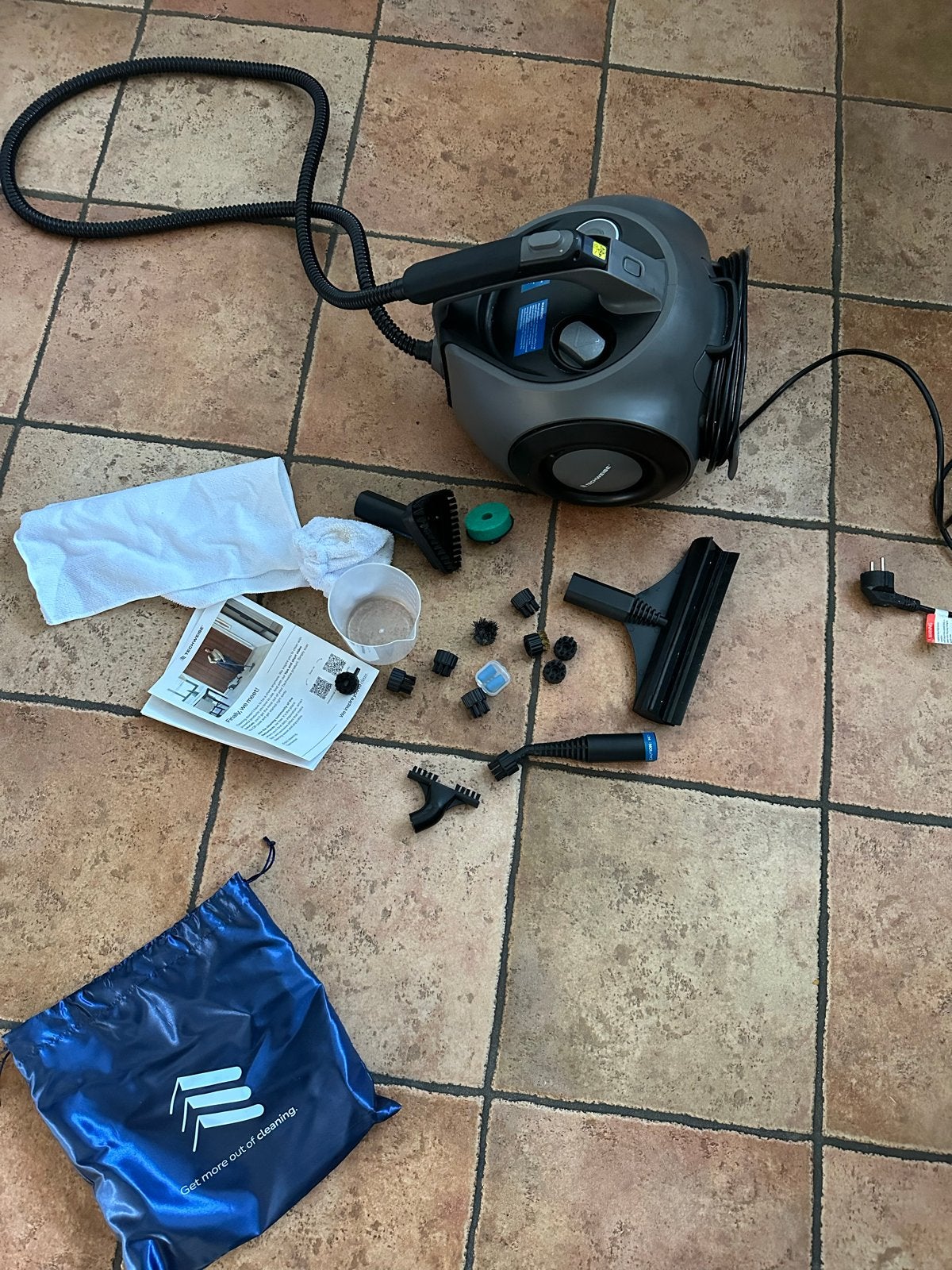 Stoomreiniger - Weinig gebruikt, inclusief accessoires, Ophalen, Zo goed als nieuw