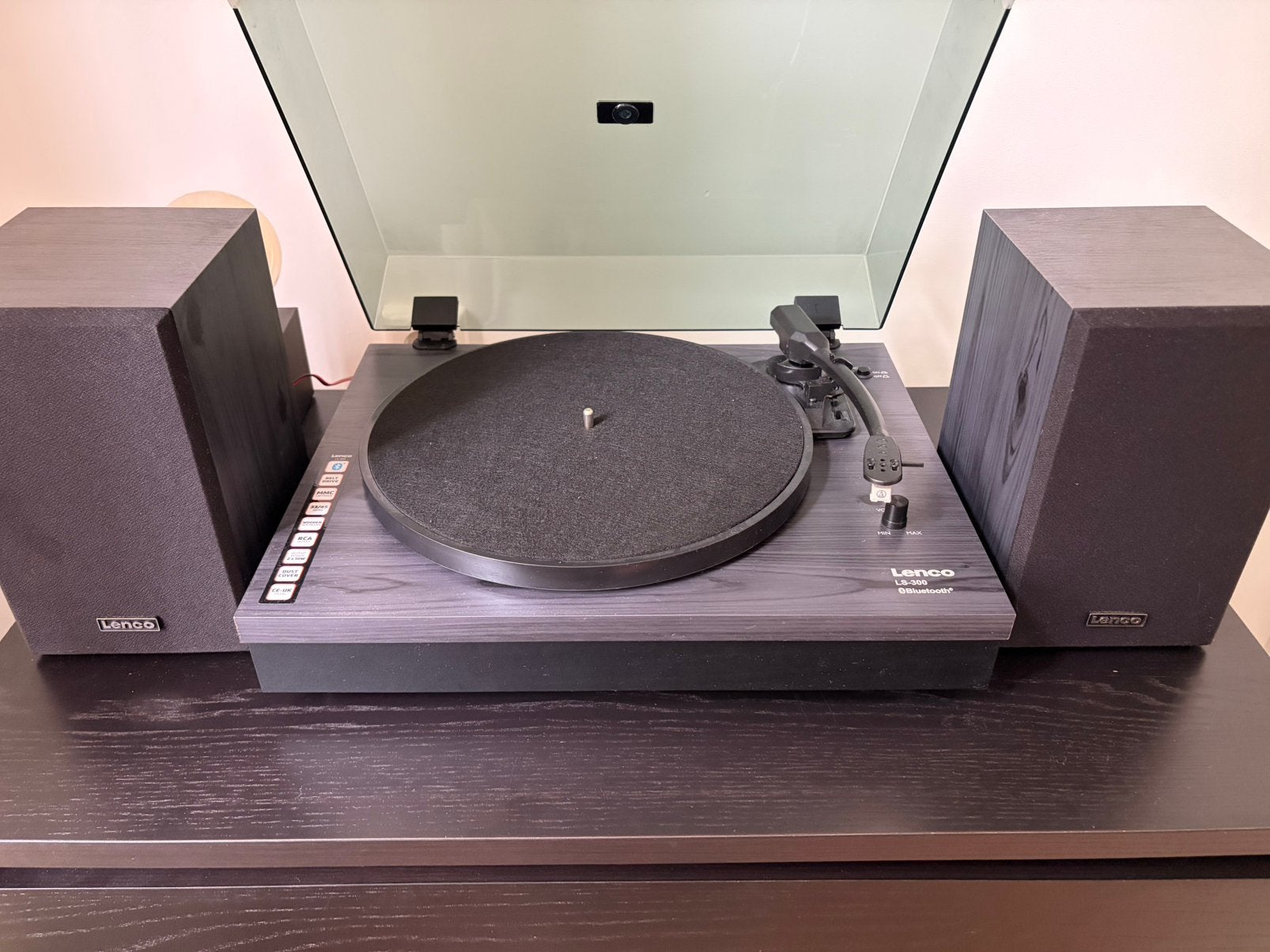 Lenco LS-300 BK Platenspeler / Vinyl / LP - Bluetooth, Audio, Tv en Foto, Platenspelers, Zo goed als nieuw, Platenspeler, Overige merken