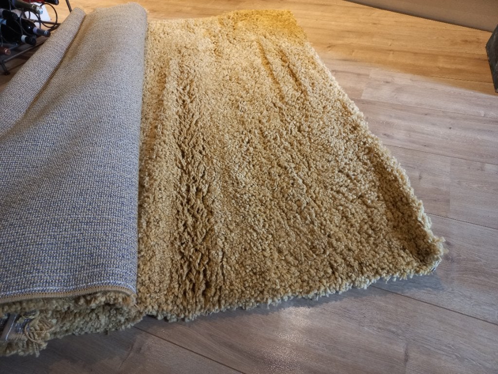 Vloerkleed, Ophalen, Gebruikt, Geel, 150 tot 200 cm