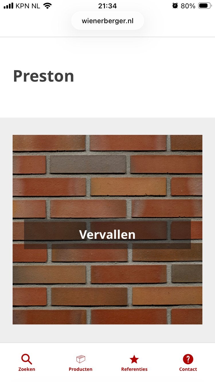 Gezocht: Wienerberger Preston SP WF bakstenen, Ophalen, Gebruikt, Bakstenen