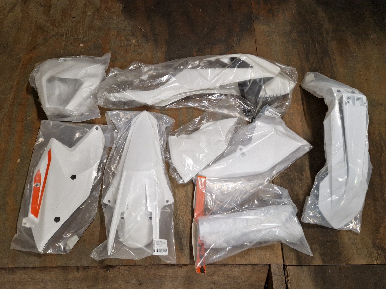 Ktm plasticset exc 2017-2019 wit nieuw, Ophalen of Verzenden, Nieuw