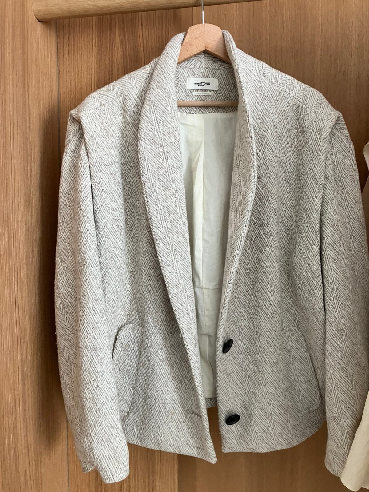 Origineel isabel marant jasje izgs, Maat 38/40 (M), Verzenden, Beige, Zo goed als nieuw