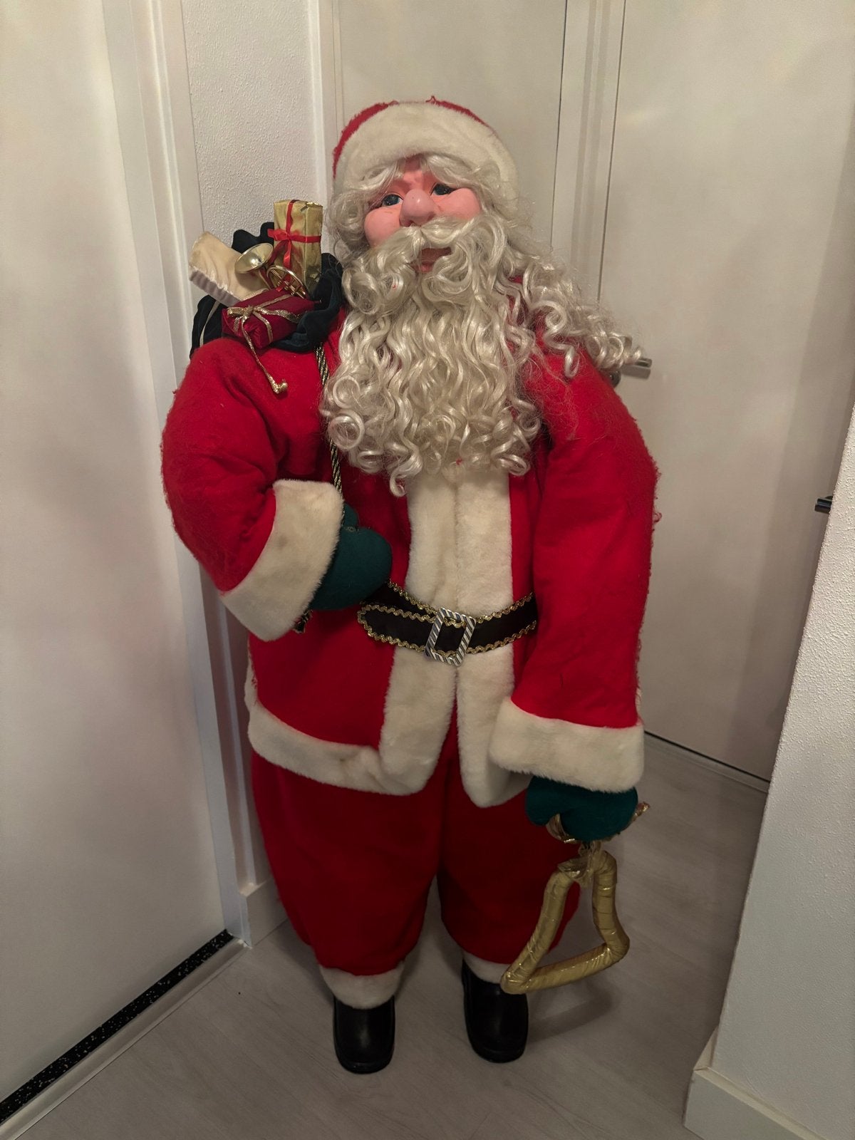 Grote kerstman, Ophalen, Gebruikt