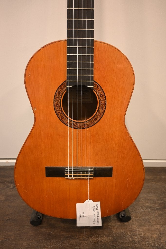 R Sanchis Carpio Luthier 1979, Gebruikt, Onbekend, Ophalen of Verzenden, Onbekend
