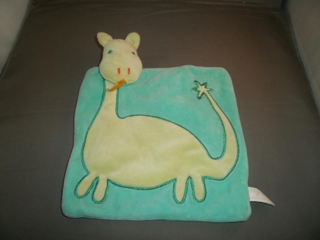 difrax dino/draakje doekje licht groen18x18 het doekje met, Groen, Overige merken, Overige typen, Nieuw