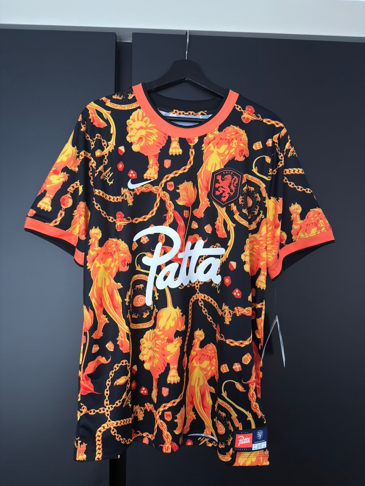 Patta x Nike KNVB Pre-Match Jersey | XL, Ophalen of Verzenden, Nieuw, Maat 56/58 (XL), Oranje
