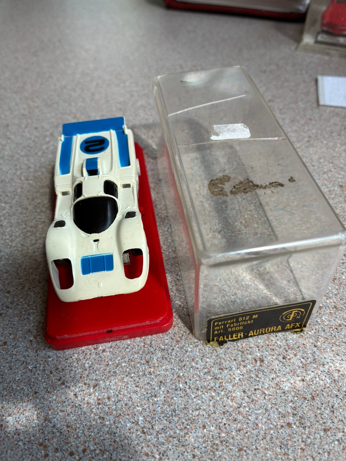 Ho faller aurora ferrari 512 M, Overige merken, Ophalen of Verzenden, Elektrisch, Racebaan