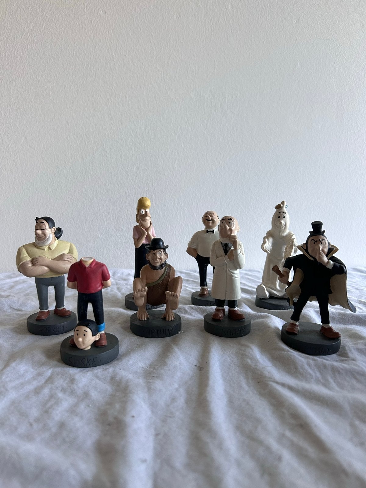 Suske en Wiske beeldjes - diverse figuren (zonder Wiske), Verzamelen, Poppetjes en Figuurtjes, Gebruikt, Ophalen of Verzenden