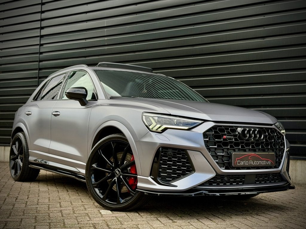 Audi RSQ3 TFSI PANO|B&O|360|RS SEAT|ACC|BLINDSP VOL!, Gebruikt, Leder, Bedrijf, RSQ3