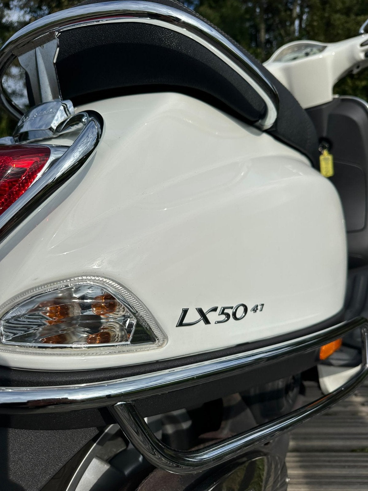 Te koop Vespa LX 4 -takt inclusief valbeugels., Ophalen, Gebruikt, Benzine, Vespa LX