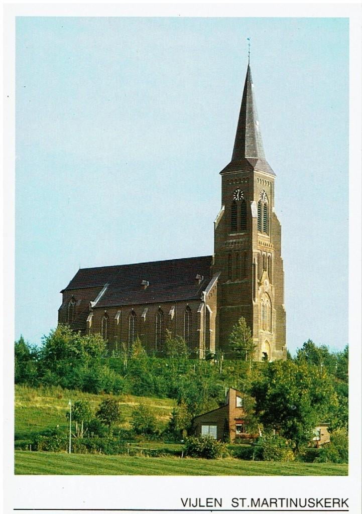 Ansichtkaart Vijlen, St. Martinuskerk, Ophalen of Verzenden, 1980 tot heden, Ongelopen, Limburg