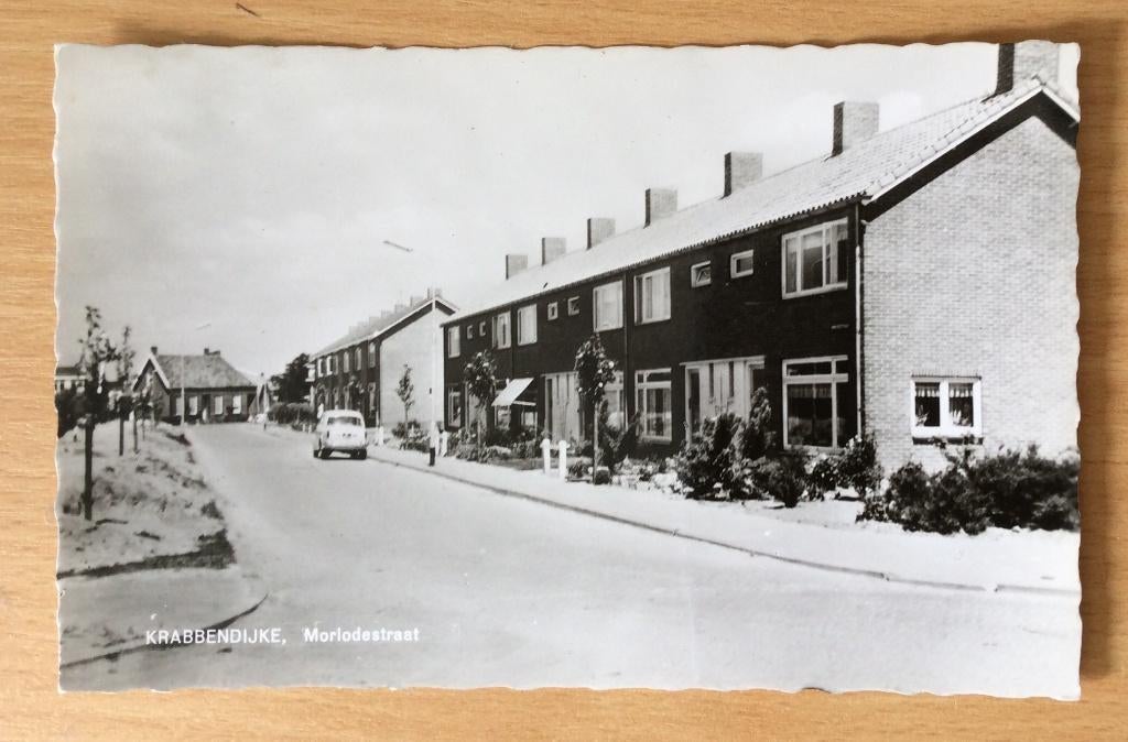 Krabbendijke, Morlodestraat, Ophalen of Verzenden, 1960 tot 1980, Ongelopen, Zeeland