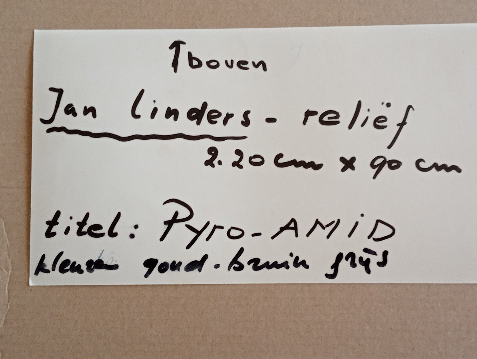 Jan Linders Persfoto Pyro-Amid jaren 70 -80, Ophalen of Verzenden